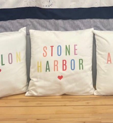 Stone Harbor Pillow (insert included)