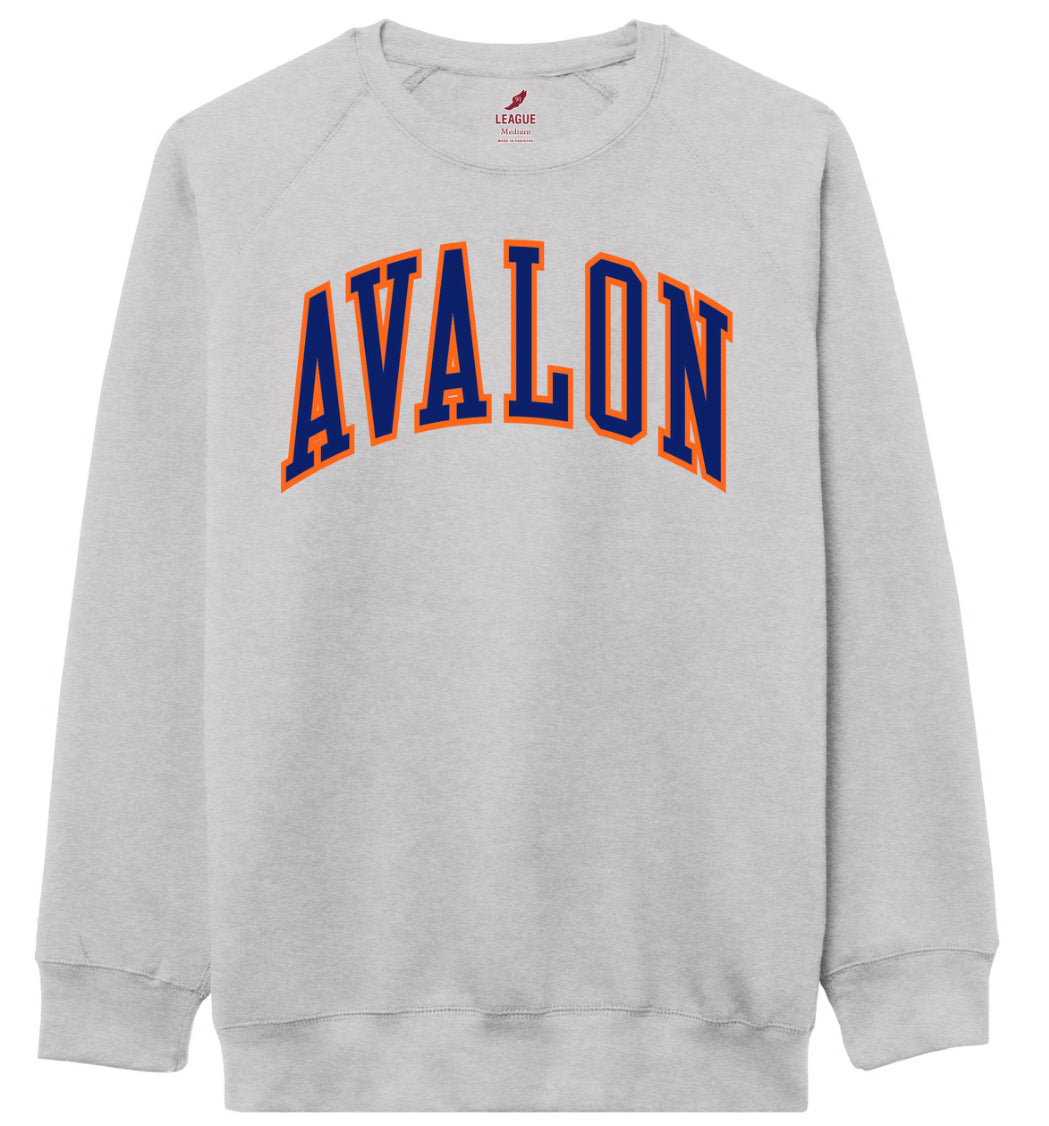 Unisex Avalon BIG Essential Crew 2.0 - Classic Oxford – League Shore