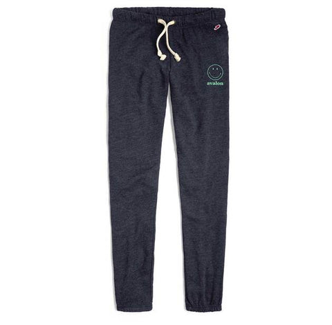 Women's Avalon Victory Springs Jogger w/ Smiley - Heather Navy