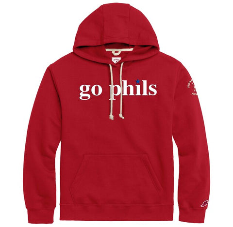 Go Phils Essential Fleece Hoodie - Cardinal Red