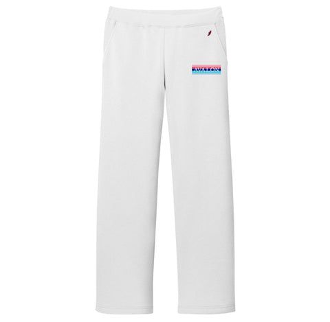 Women's Avalon Reverse Fleece Pant - Sno White