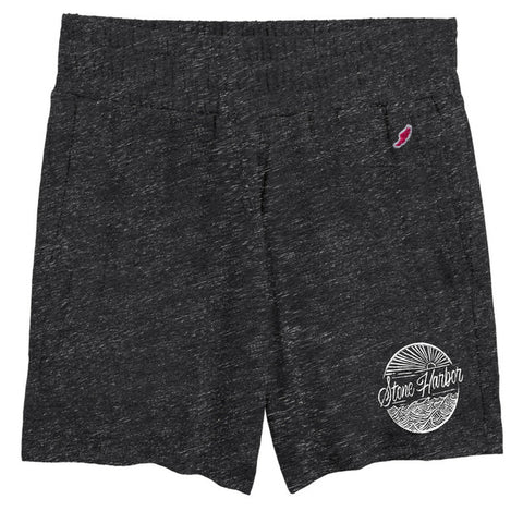 Women's Stone Harbor Intramural Hi-Rise Shorts - Varsity Black