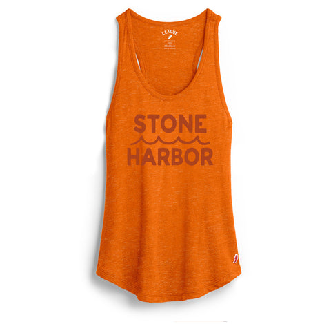 Women's Stone Harbor Intramural Tank - Heather Orange