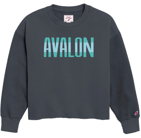 Women's Avalon Reverse Fleece Oversized Midi - Spring Navy