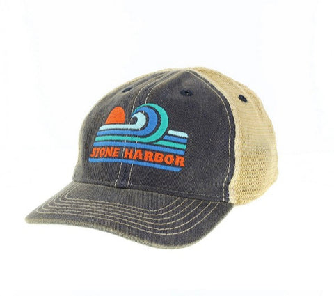 Toddler Stone Harbor Trucker Wave Hat