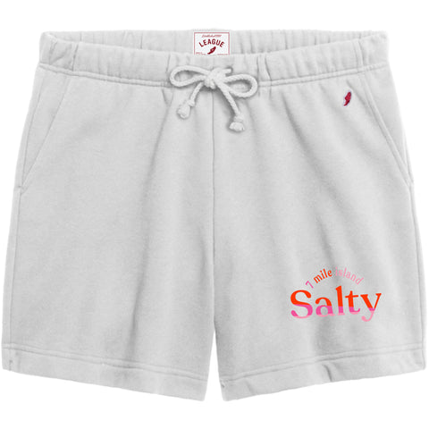 Women's Salty 7 Mile Island Academy Short - White