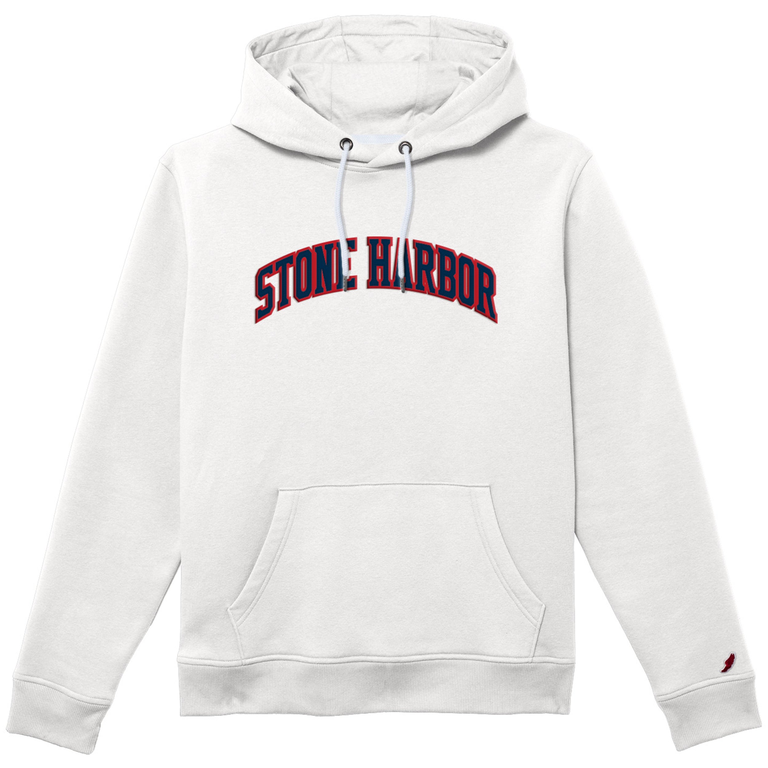 Mens Stone Harbor New Arch Hood - White