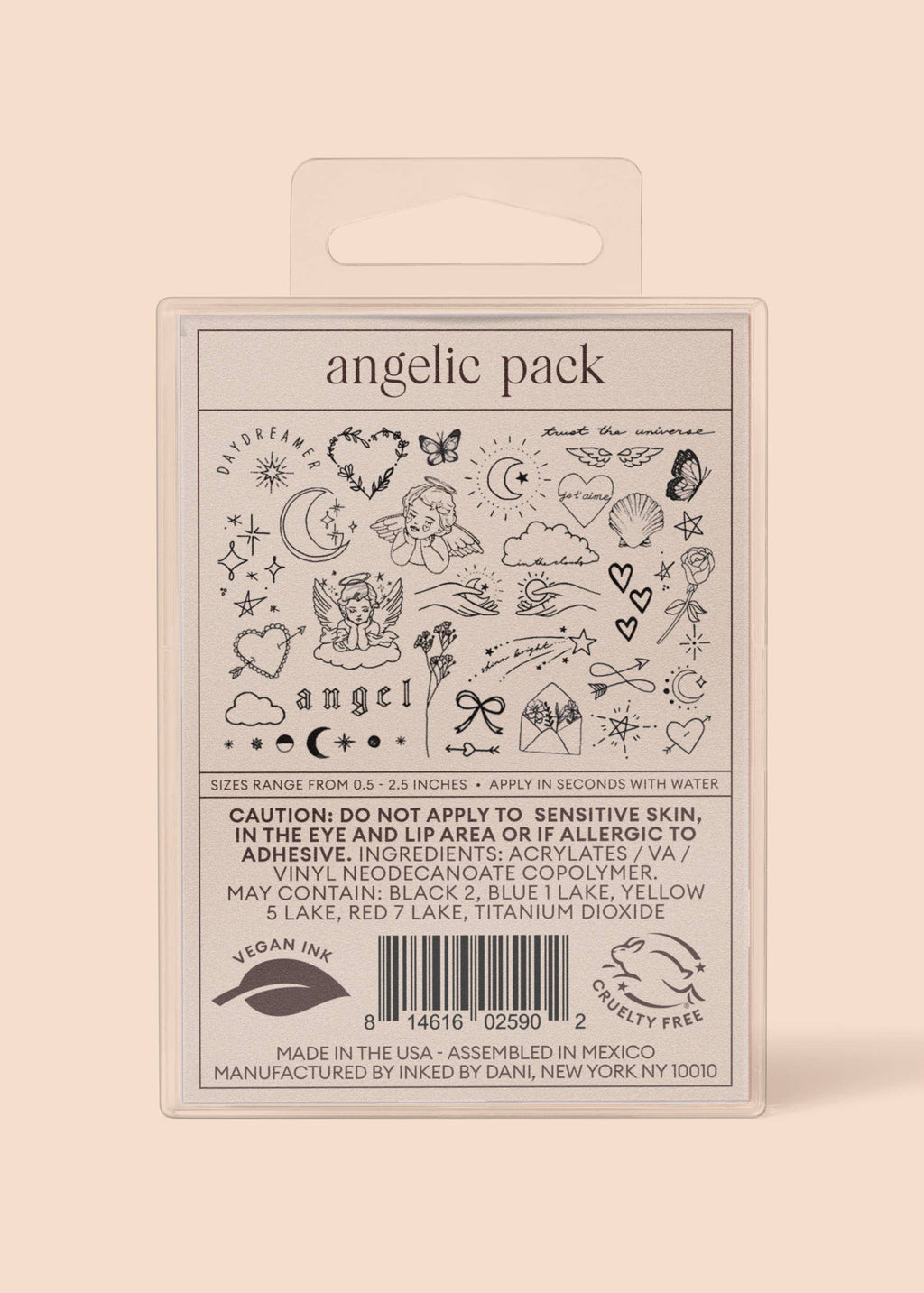 Angelic Temporary Tattoo Pack