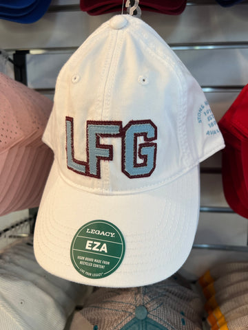 LFG hat white (Stone Harbor est. Avalon on side)