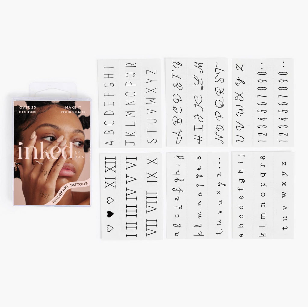 Make It Yours Temporary Tattoo Pack