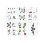 Y2K Nostalgia Temporary Tattoo Pack