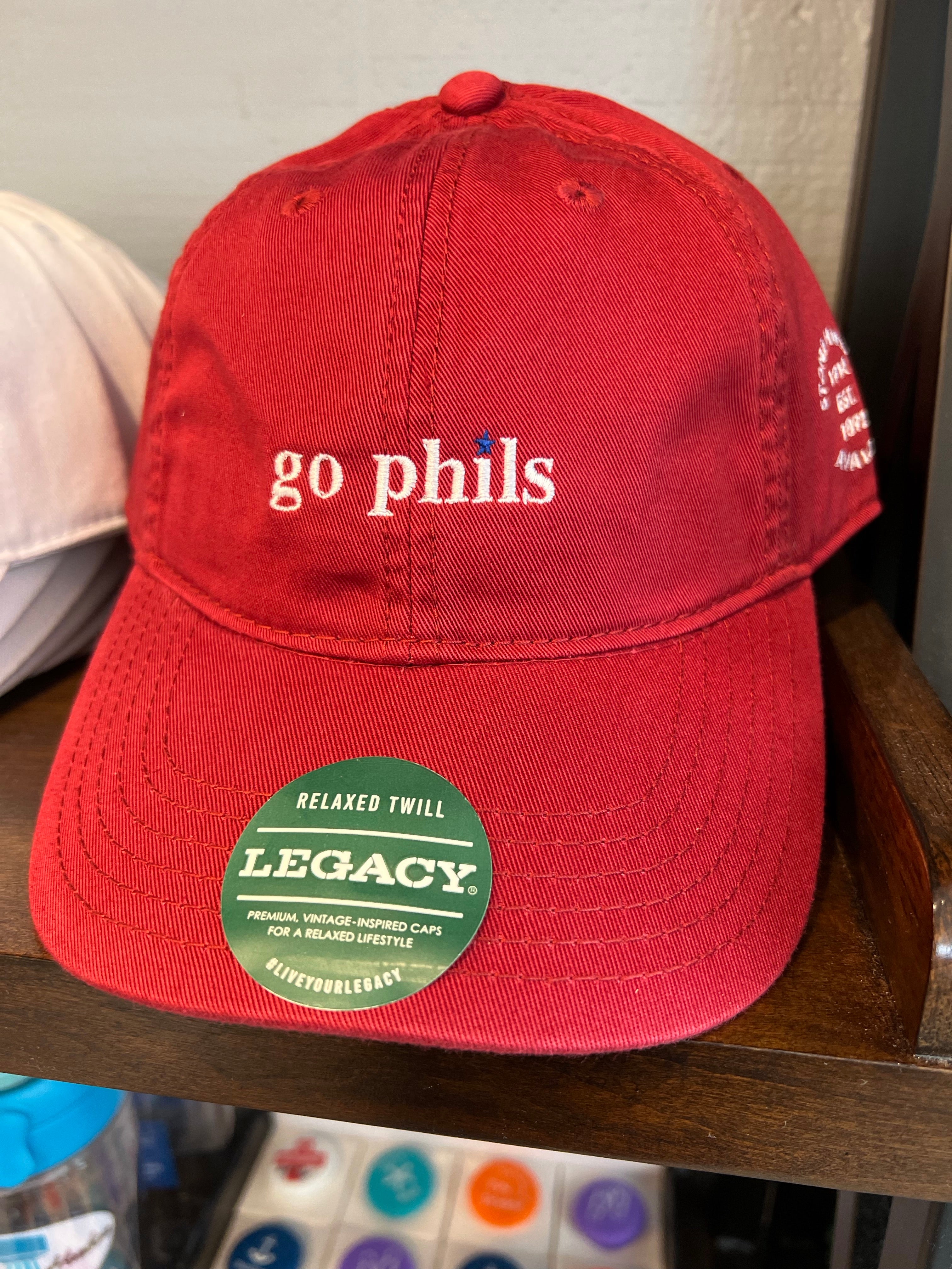 go phils hat (Stone Harbor est Avalon on side)