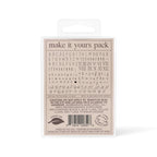 Make It Yours Temporary Tattoo Pack