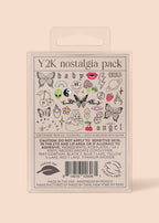 Y2K Nostalgia Temporary Tattoo Pack