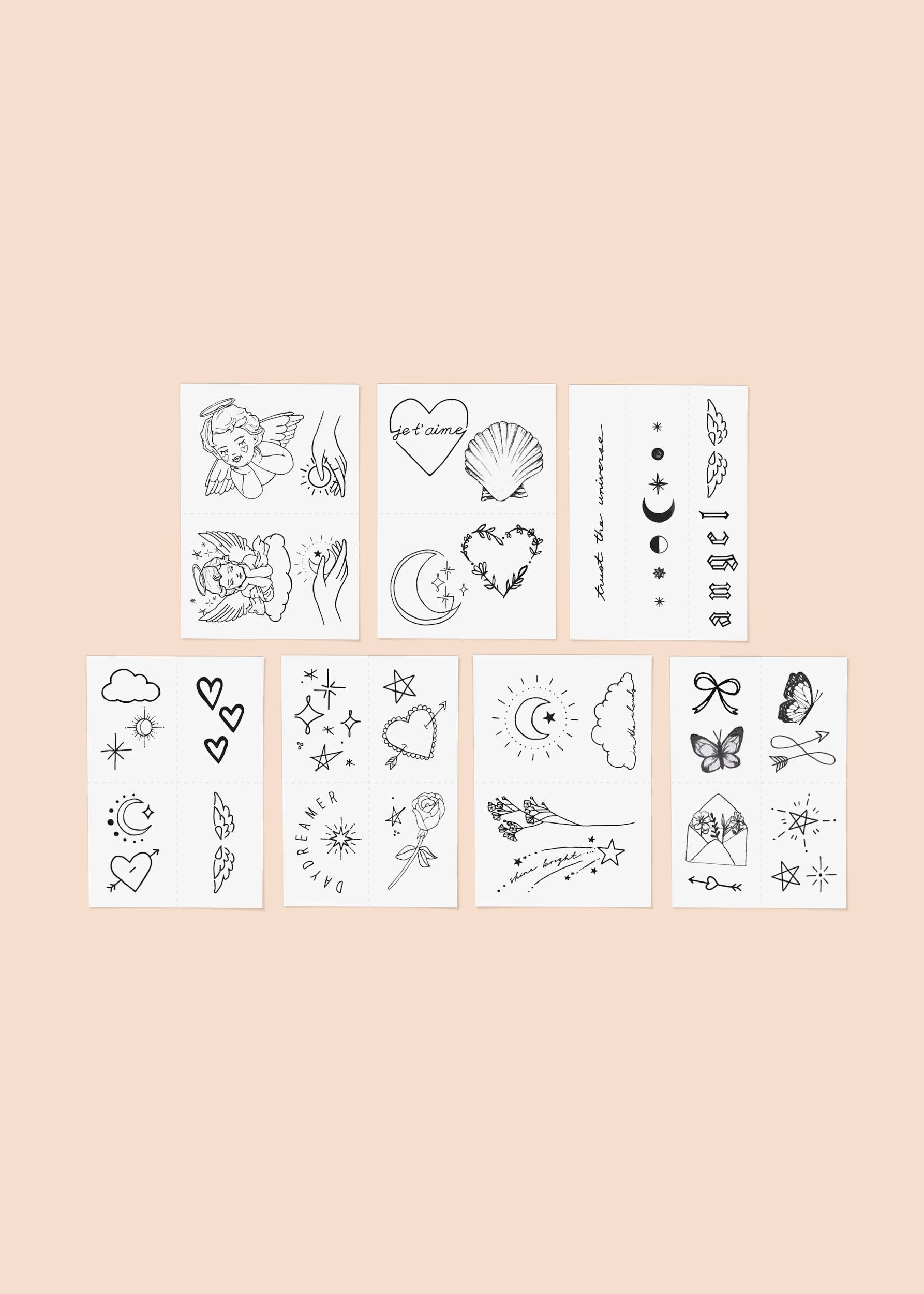 Angelic Temporary Tattoo Pack