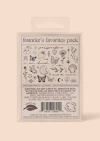Founders Favorites Temporary Tattoo Pack
