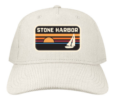 Ivory Stone Harbor Corduroy Hat