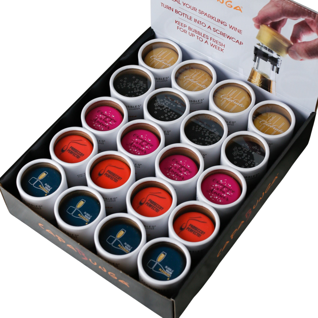 CapaBubbles® | Counter Display 20pc  | Champagne Stopper