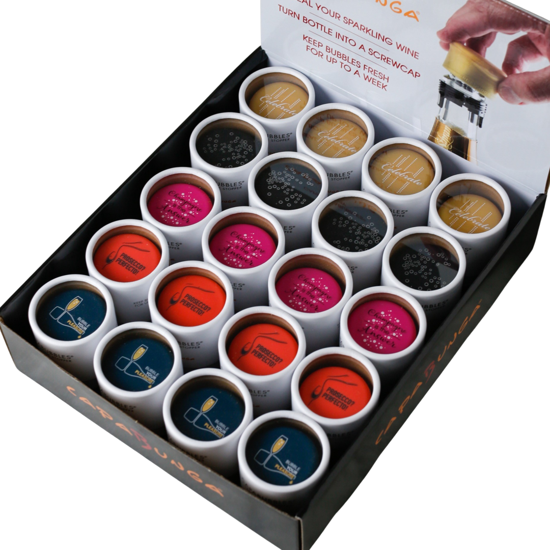 CapaBubbles® | Counter Display 20pc  | Champagne Stopper