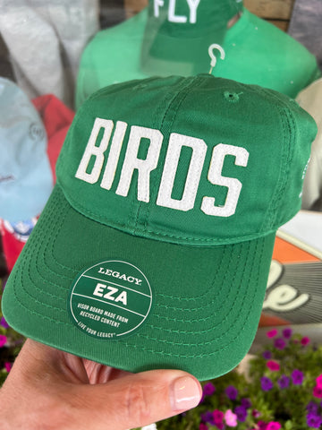 BIRDS Kelly green hat (Stone Harbor est Avalon on side)