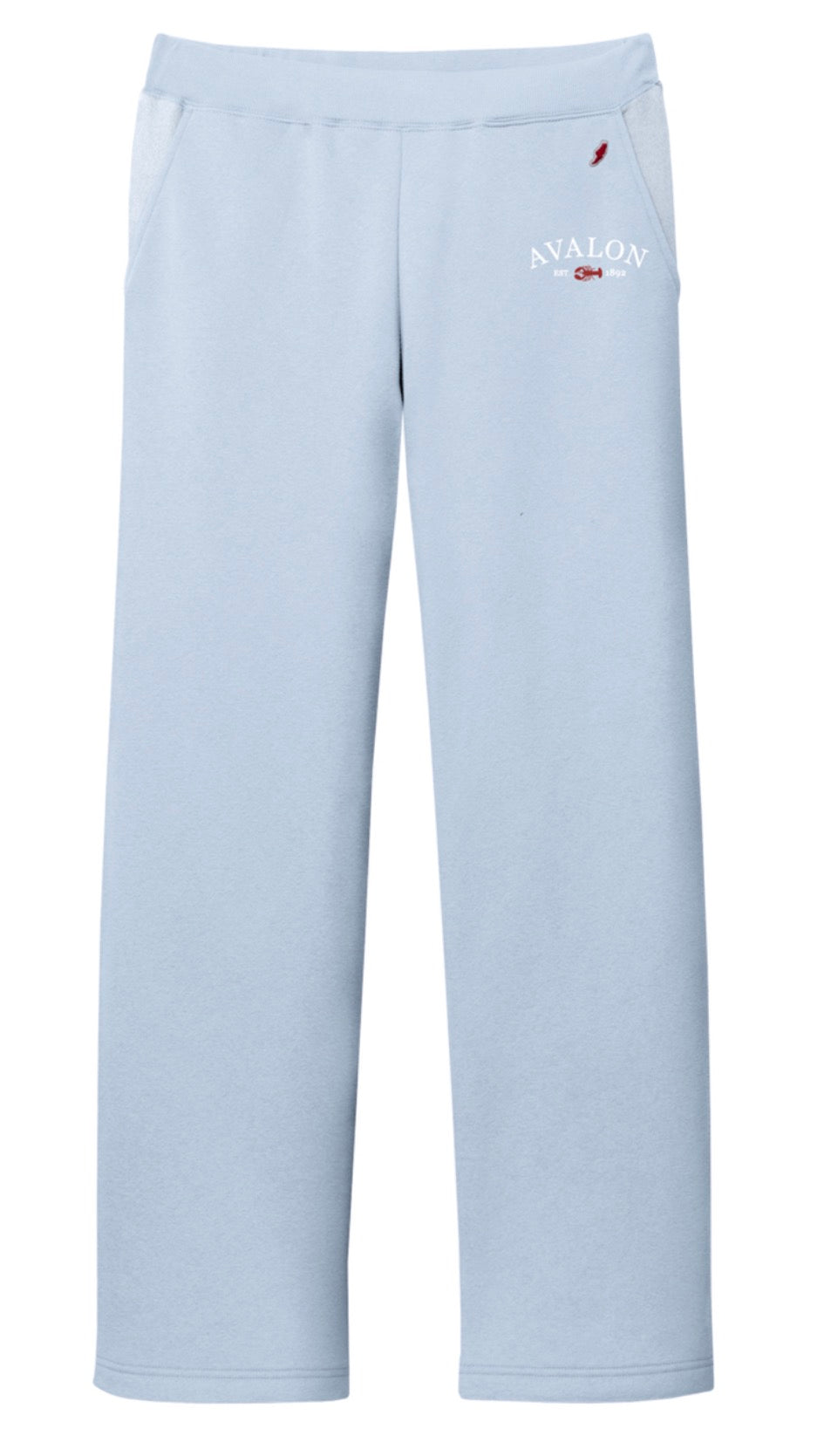 Avalon Lobster Reverse Fleece Pant - Cashmere Blue