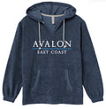 Womens Avalon Bonfire Hood - Washed Denim