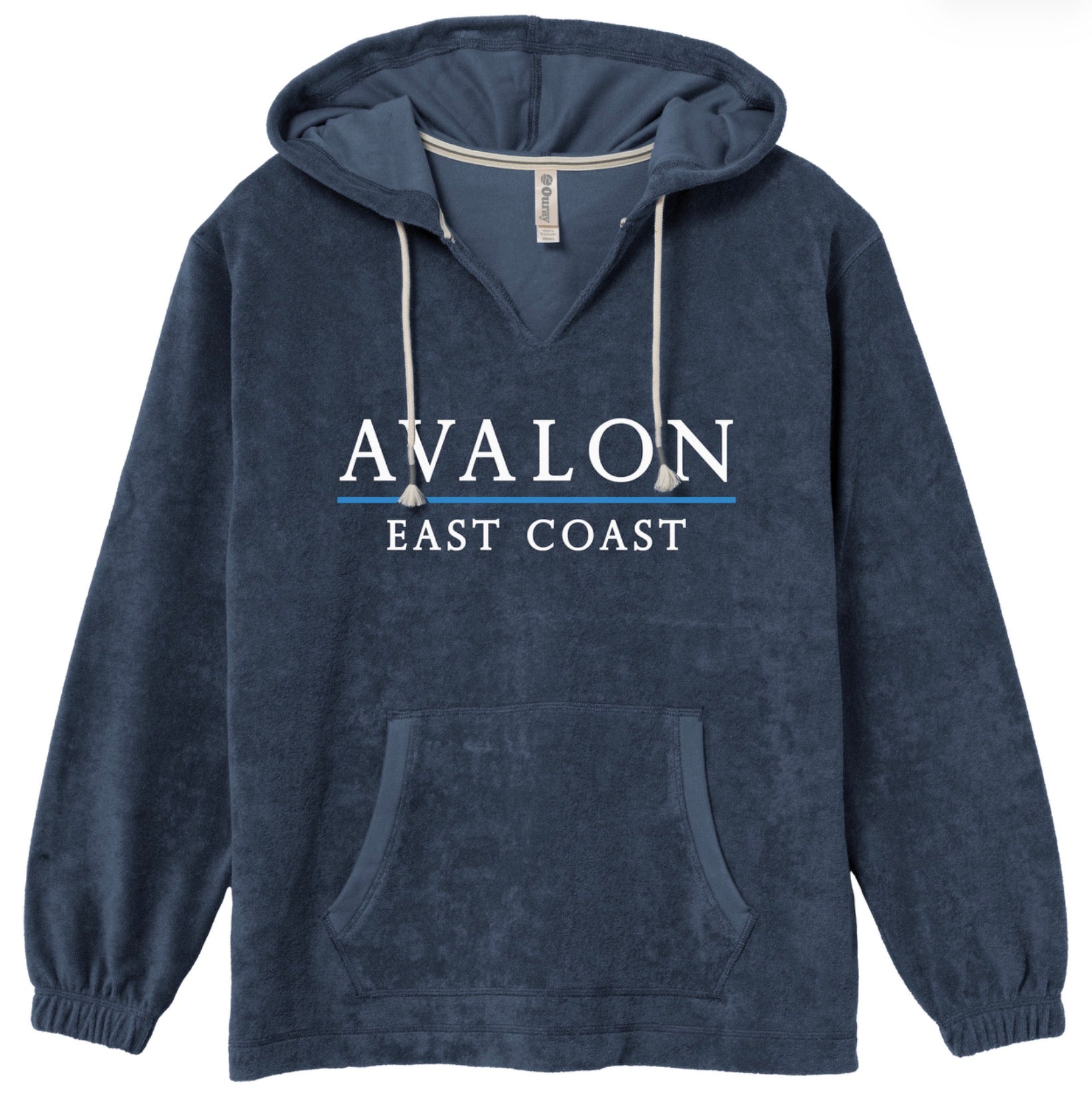 Womens Avalon Bonfire Hood - Washed Denim