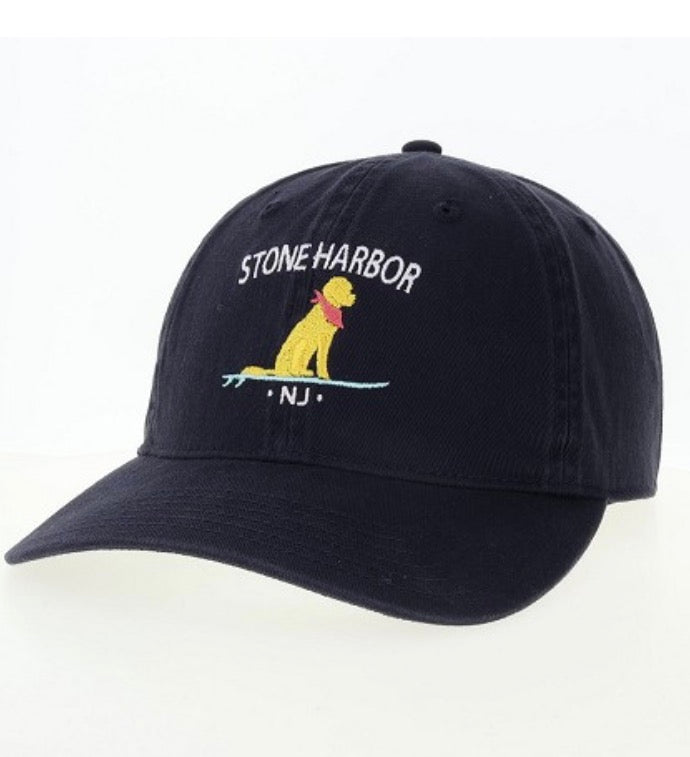 Kids Stone Harbor EZY Yellow Dog Navy Hat