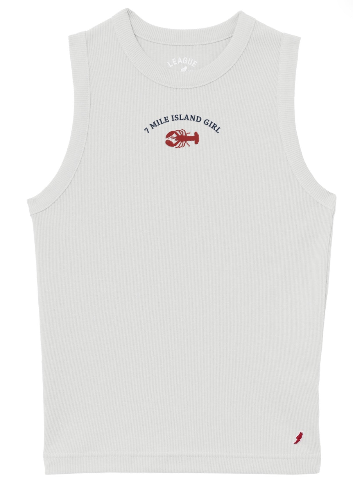 Womens Seven Mile Island Girl Rib Lobster - Sno White