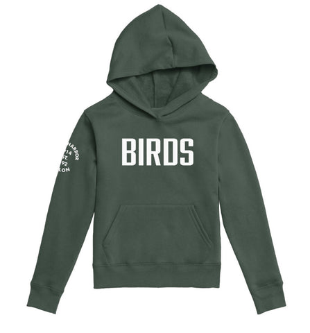 Kids BIRDS Essential Hoodie (appliqué)