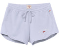 Womens Stone Harbor Reverse Fleece Lobster Shorts - Cashmere Blue