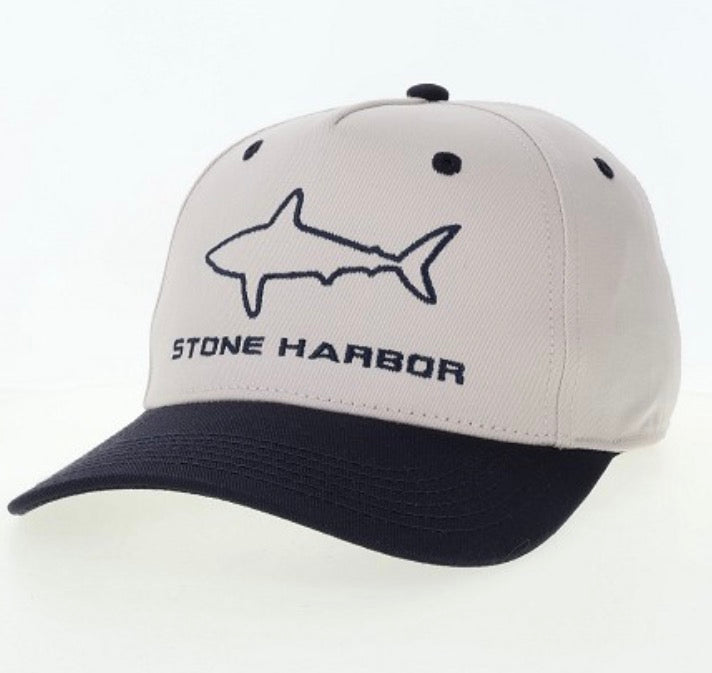 Kids Heritage Twill Stone Harbor Shark Hat