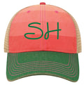 Women’s SH Trucker Hat Pink Stripes