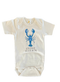 Stone Harbor Watercolor Blue Lobster Onesie