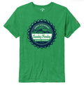 Mens East Coast Sunday Funday Bottle Cap Tee - Heather Kelly Green
