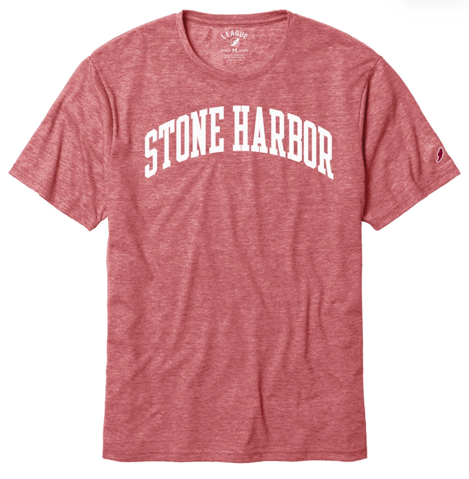 Mens Stone Harbor Reclaim Tee - True Cardinal