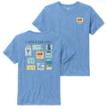 Mens Avalon Matchbook Collector Tee - Heather Power Blue