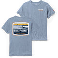 Mens The Point Window View Tee - Heather Riviera
