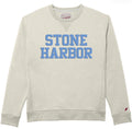 Mens Stone Harbor College Block 1991 Crew - Oatmeal