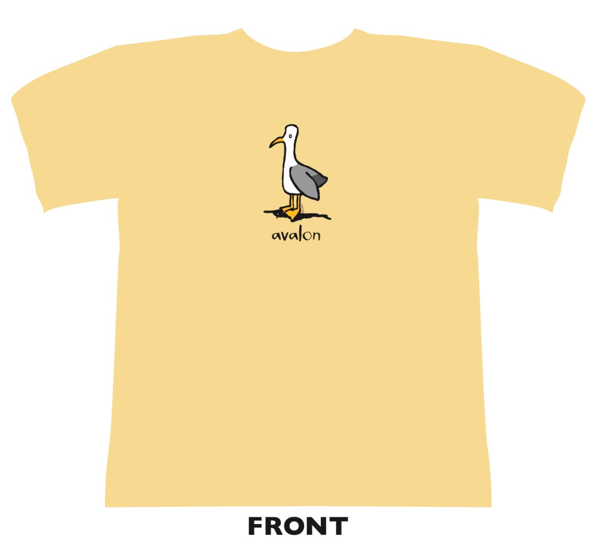 Avalon Adult Seagull Tee Butter (design on back too)