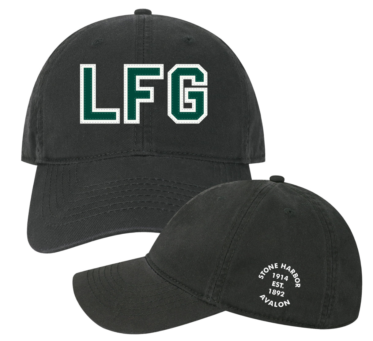 LFG black white (Stone Harbor est. Avalon on side)