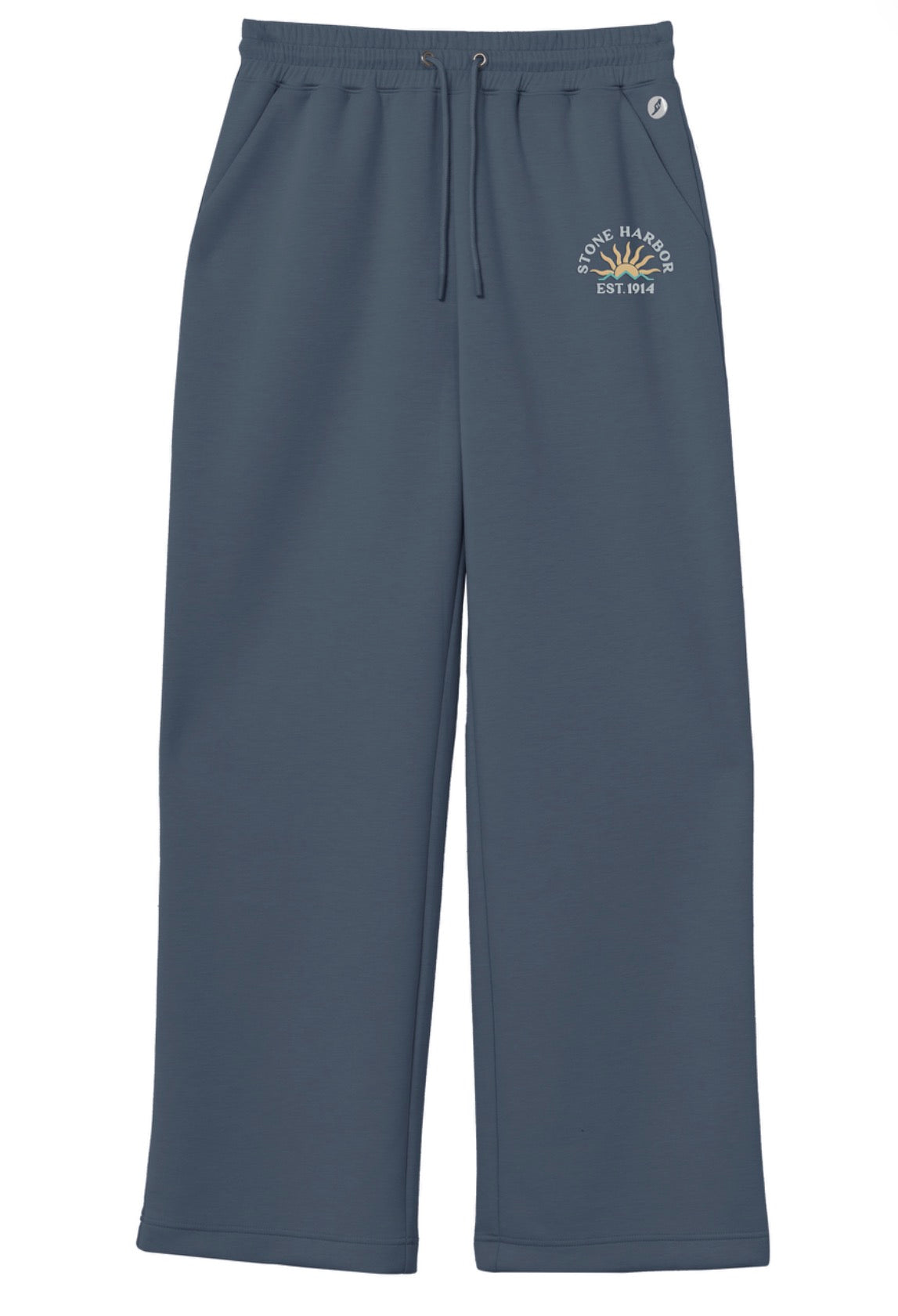 Womens Stone Harbor Sunlit Leg Sweatpants - Denim
