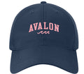 Avalon “Small” Cool Fit Wave Hat Navy w/pink