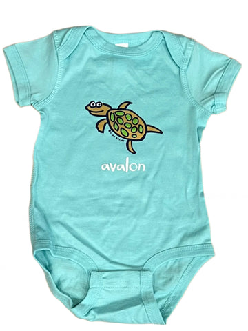 Avalon Onesie Turtle Chill