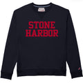 Mens Stone Harbor College Block 1991 Crew - Fall Navy