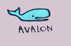 Avalon Kids Whale Orchid  (design on back too)
