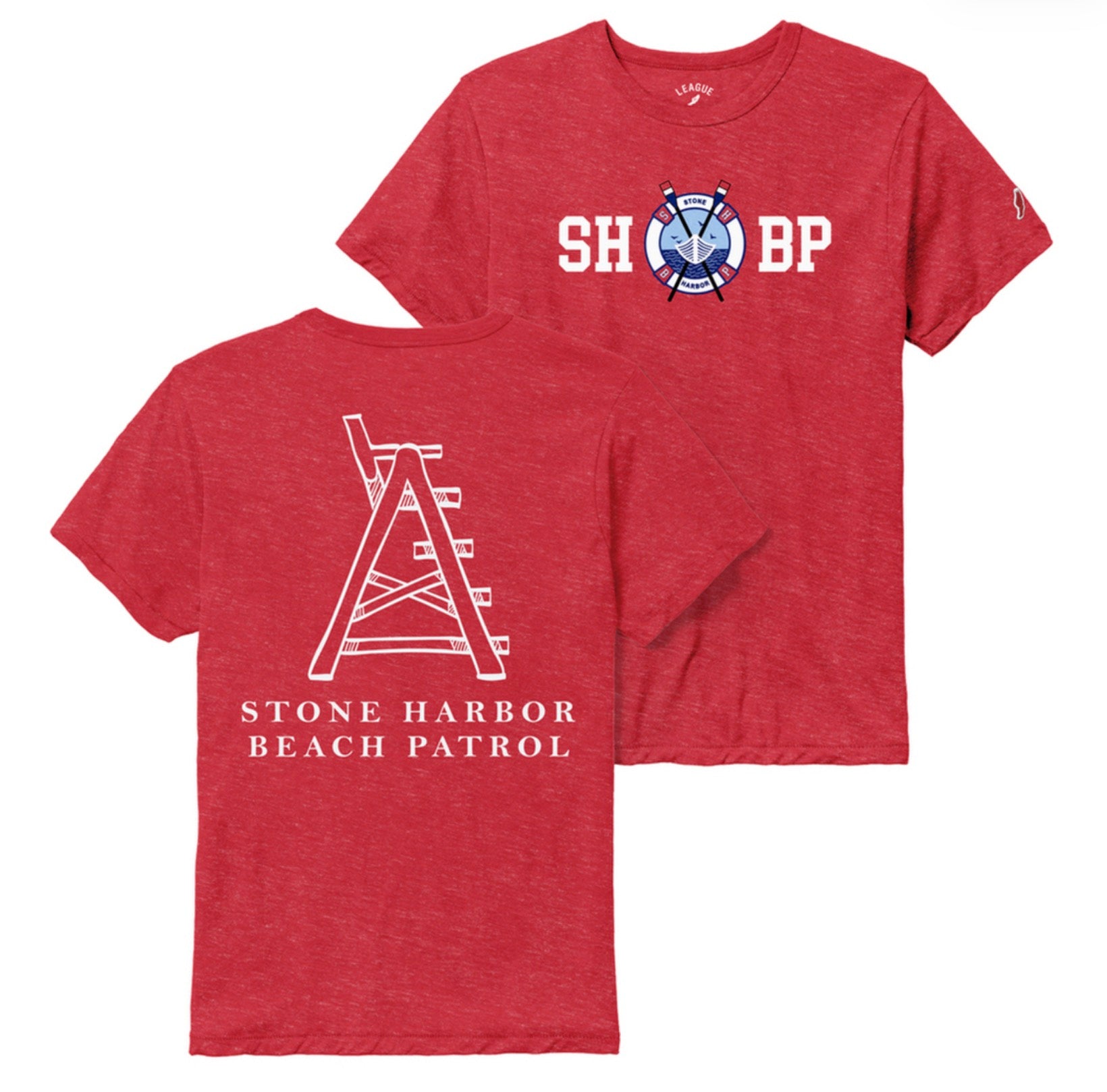 Mens SHBP Tee - Heather True Red