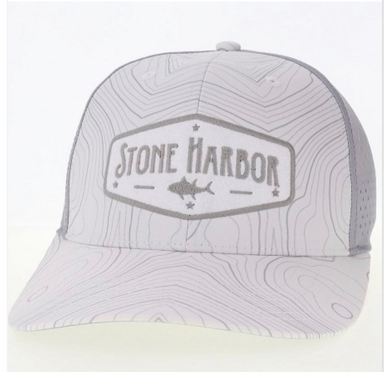 Stone Harbor Grey REMPA Hat Fish Hex Patch