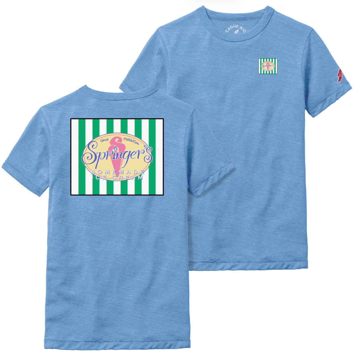 Kids Springer’s Victory Falls Tee - Power Blue