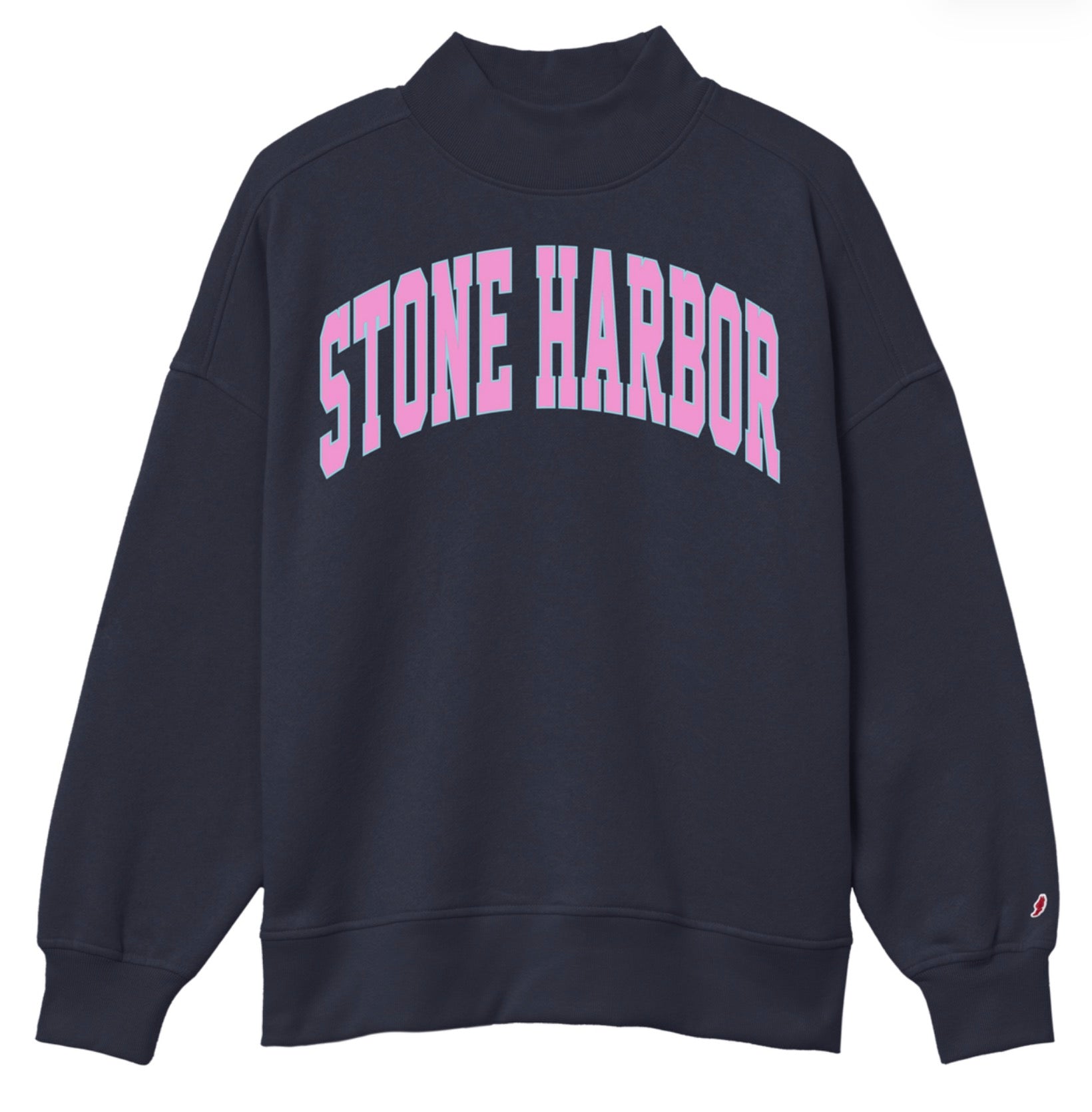 Womens Stone Harbor Diana Mock - Navy w/pink